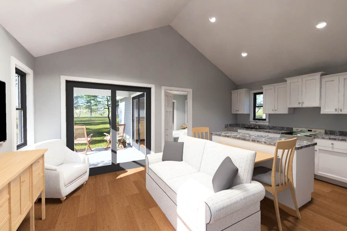 Plan 52546WM: Charming Country House Plan with Split Bedrooms and Rear Porch - Image #11 - Country, Traditional