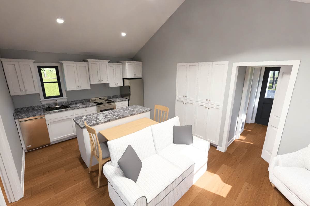 Plan 52546WM: Charming Country House Plan with Split Bedrooms and Rear Porch - Image #12 - Country, Traditional