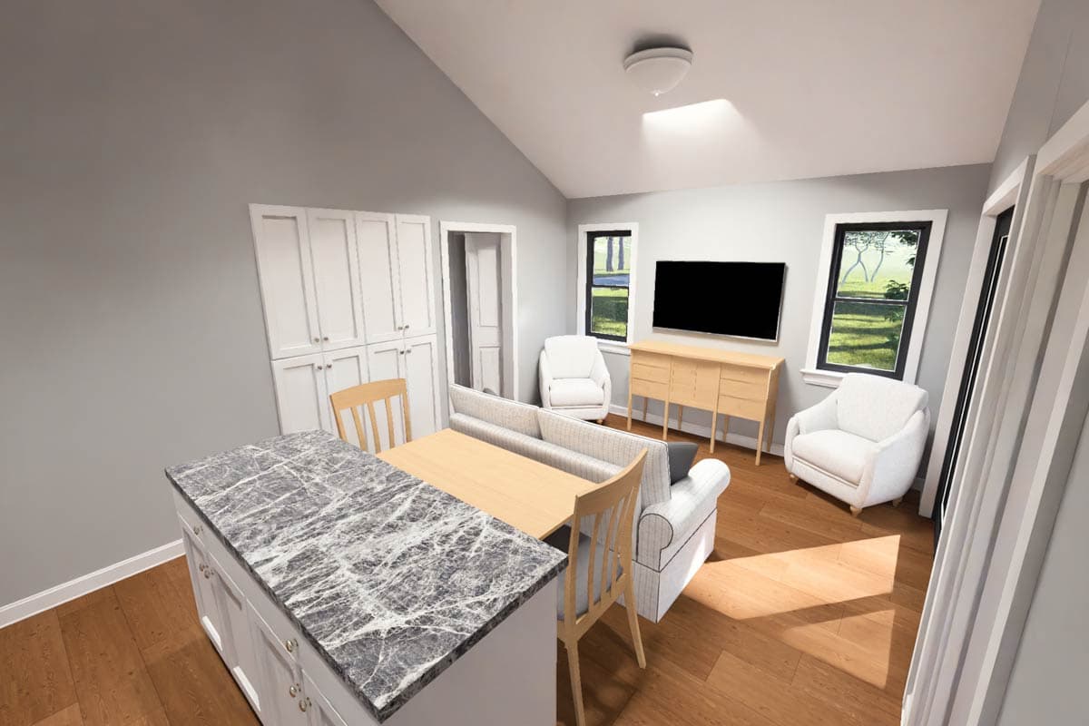 Plan 52546WM: Charming Country House Plan with Split Bedrooms and Rear Porch - Image #14 - Country, Traditional