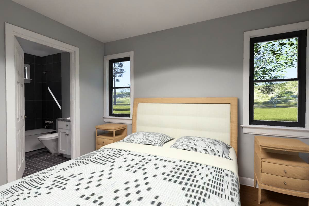 Plan 52546WM: Charming Country House Plan with Split Bedrooms and Rear Porch - Image #17 - Country, Traditional