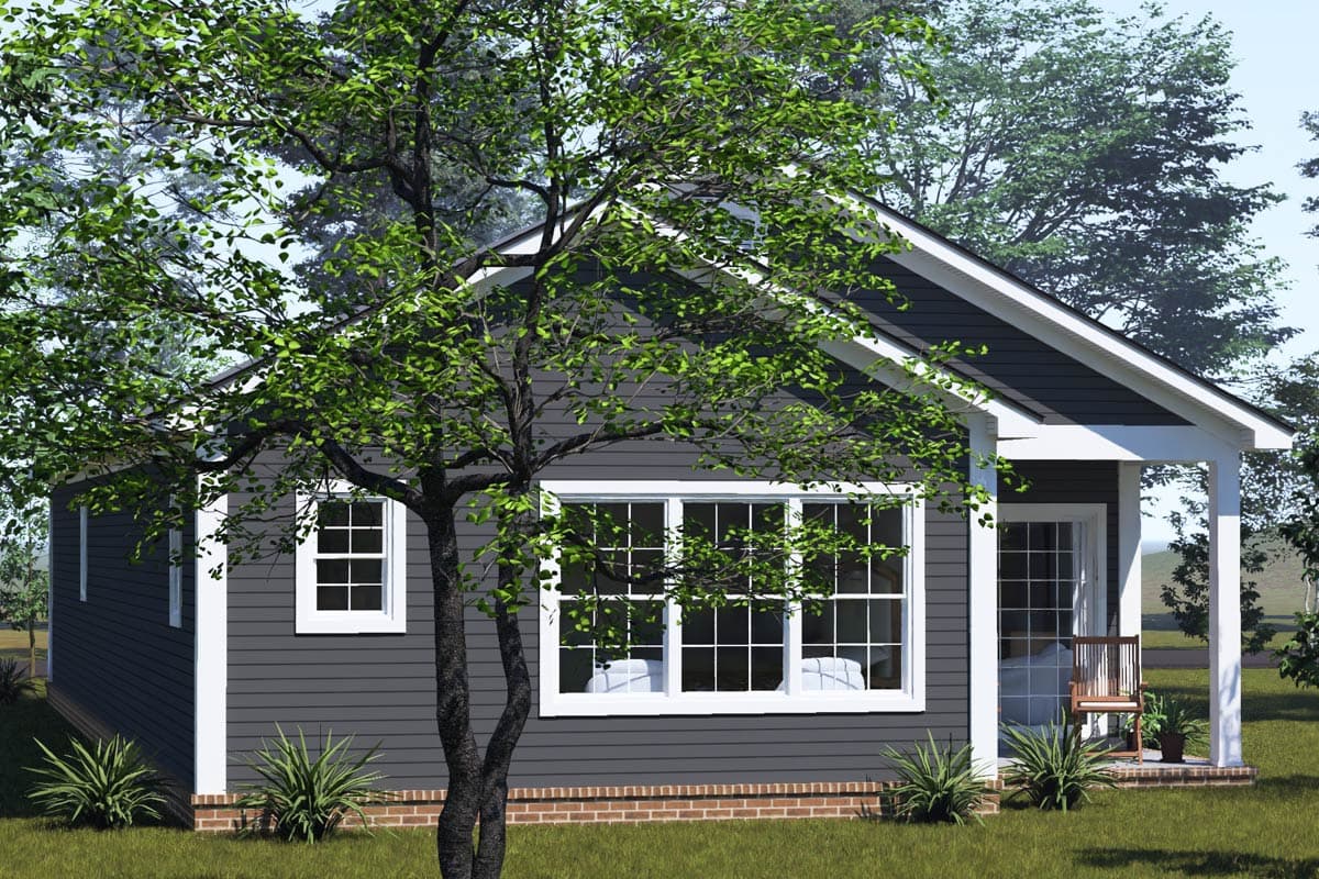 Plan 52550WM: Charming Country House Plan with 4 Split Bedrooms and Walk-in Pantry - Image #7 - Country, Traditional