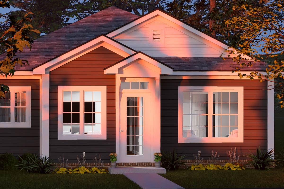 Plan 52550WM: Charming Country House Plan with 4 Split Bedrooms and Walk-in Pantry - Image #8 - Country, Traditional