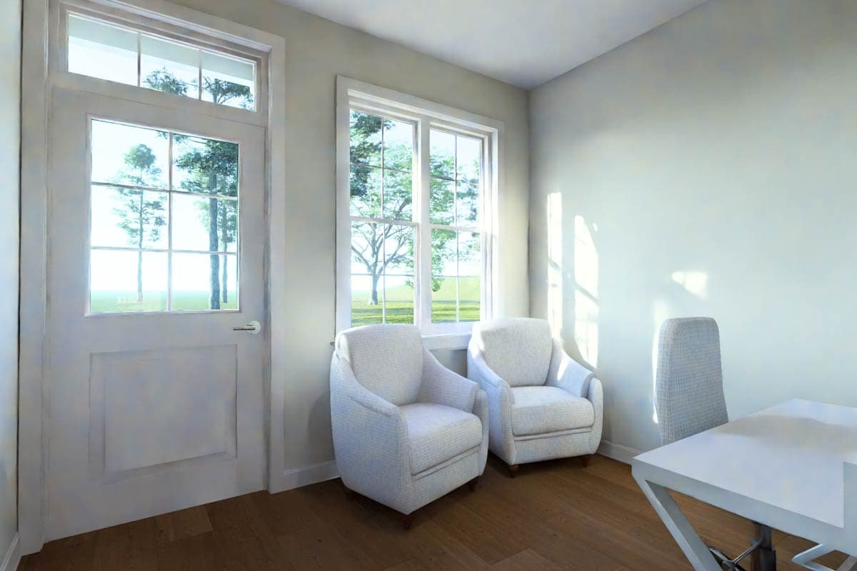Plan 52550WM: Charming Country House Plan with 4 Split Bedrooms and Walk-in Pantry - Image #24 - Country, Traditional