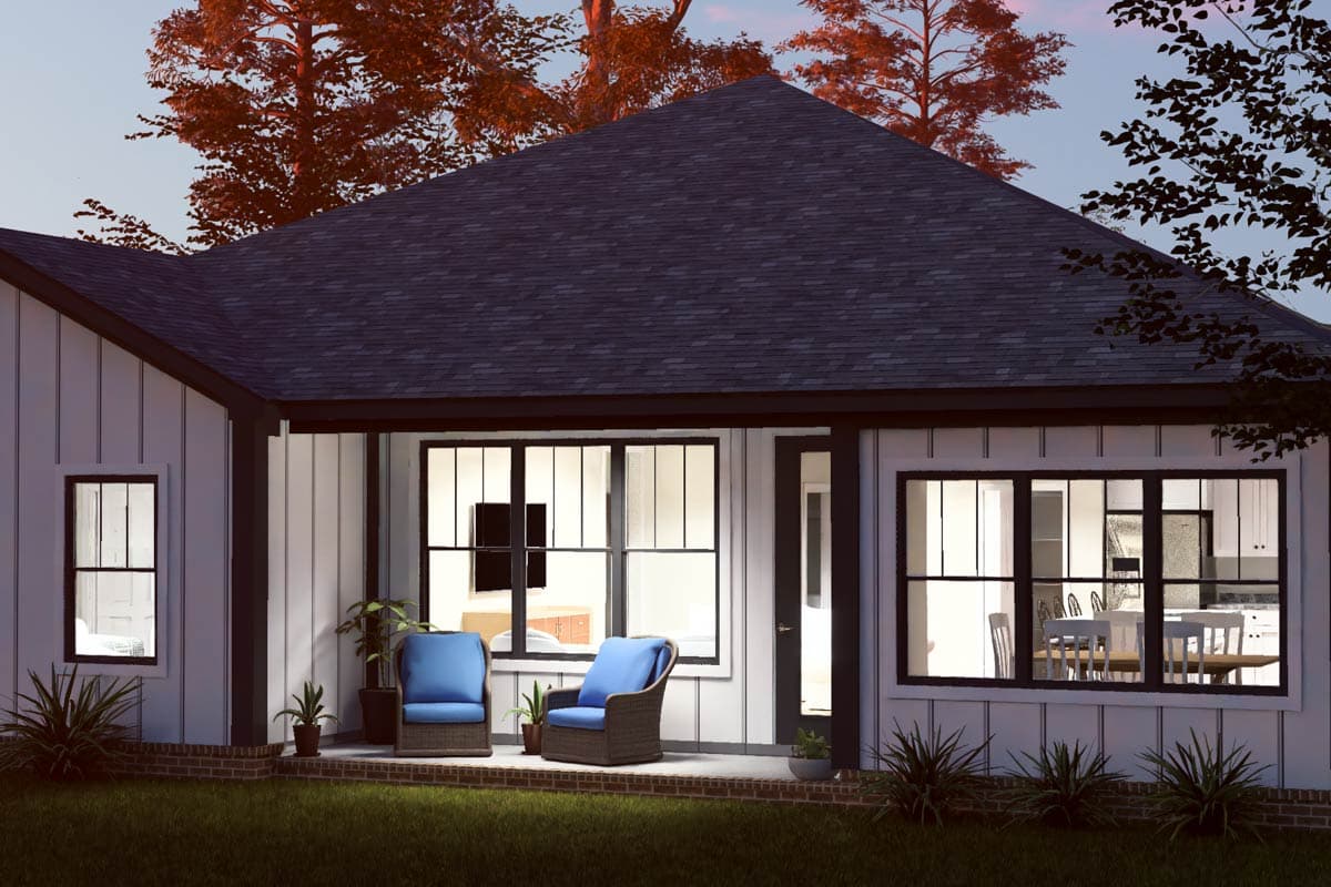 Plan 52551WM: Modern Farmhouse House Plan with 4 Beds and 2-Car Garage - Image #10 - Country, Craftsman, Traditional