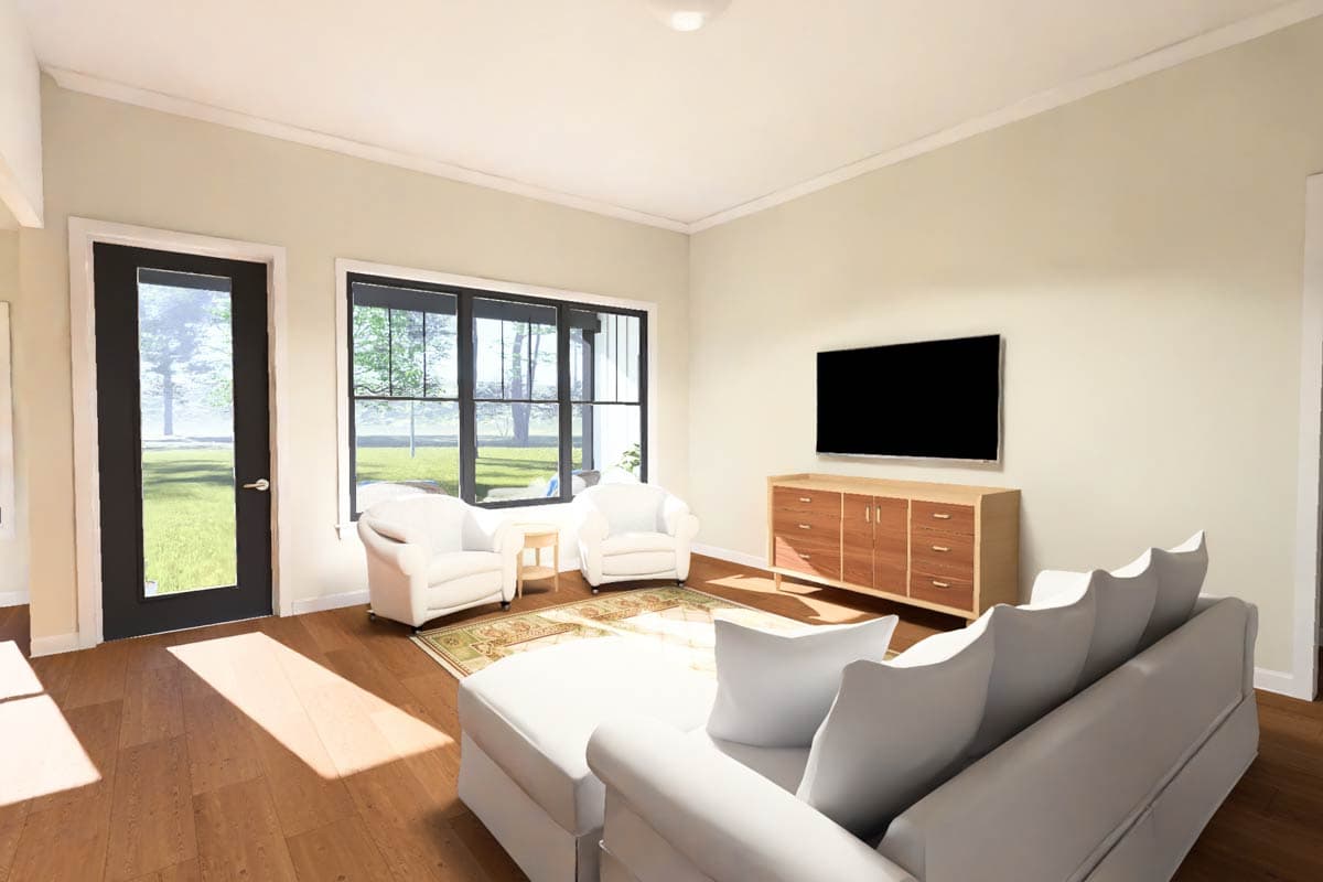 Plan 52551WM: Modern Farmhouse House Plan with 4 Beds and 2-Car Garage - Image #16 - Country, Craftsman, Traditional