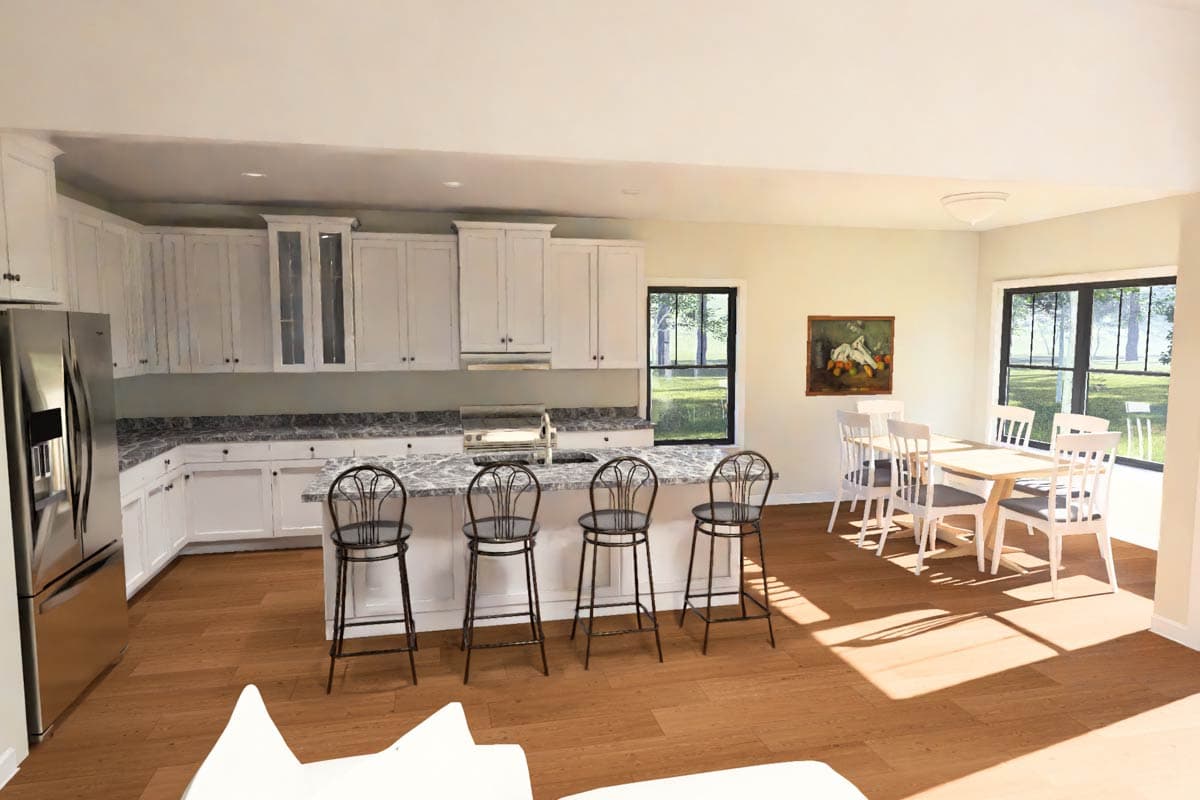 Plan 52551WM: Modern Farmhouse House Plan with 4 Beds and 2-Car Garage - Image #18 - Country, Craftsman, Traditional