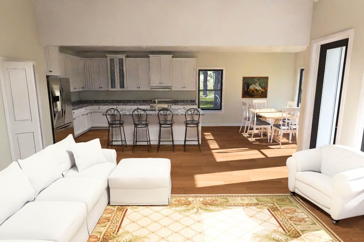 Plan 52551WM: Modern Farmhouse House Plan with 4 Beds and 2-Car Garage - Image #15 - Country, Craftsman, Traditional