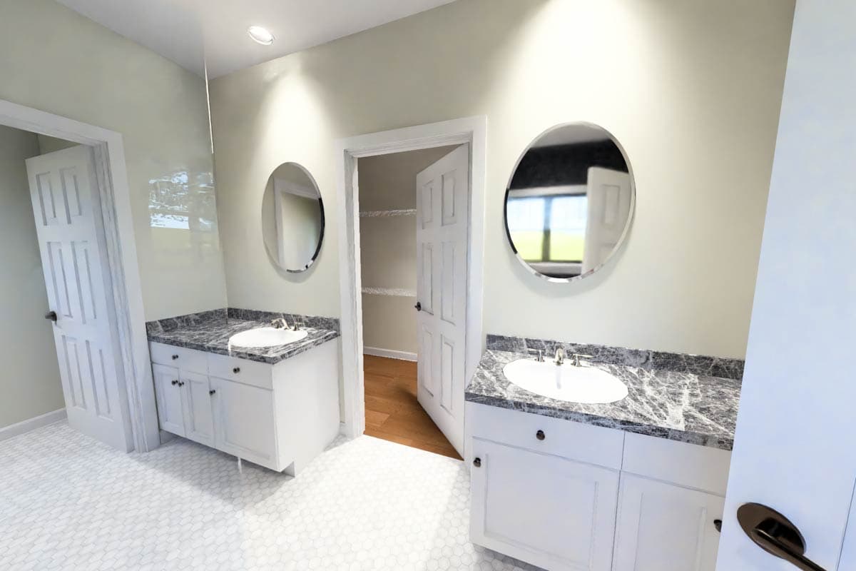 Plan 52551WM: Modern Farmhouse House Plan with 4 Beds and 2-Car Garage - Image #26 - Country, Craftsman, Traditional