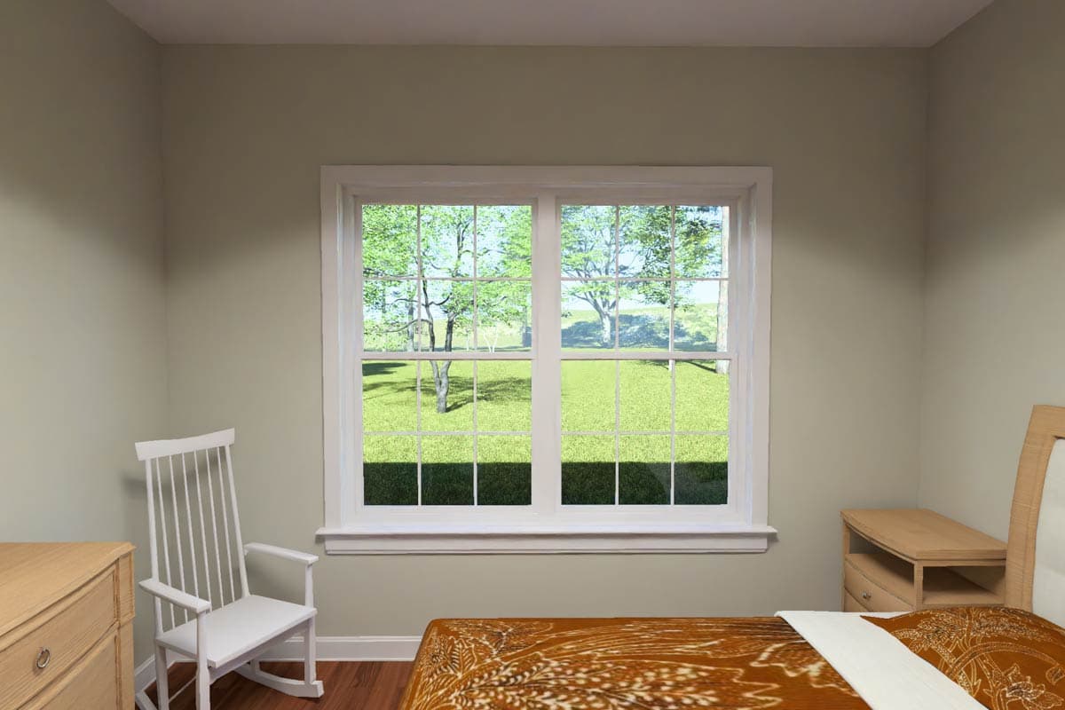 Plan 52552WM: Traditional Cottage House Plan with 2 Split Bedrooms and Vaulted Great Room - Image #20 - Cottage, Traditional