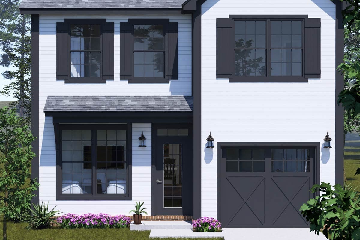 Plan 52553WM: Traditional 4-Bedroom House Plan with Main Level Master Suite - Image #4 - Traditional