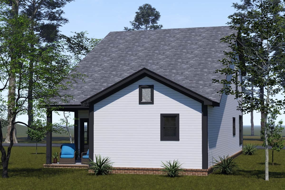 Plan 52553WM: Traditional 4-Bedroom House Plan with Main Level Master Suite - Image #6 - Traditional