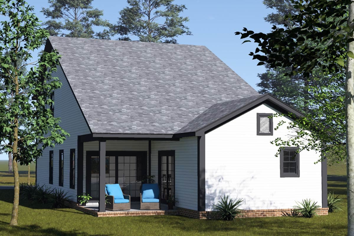 Plan 52553WM: Traditional 4-Bedroom House Plan with Main Level Master Suite - Image #5 - Traditional