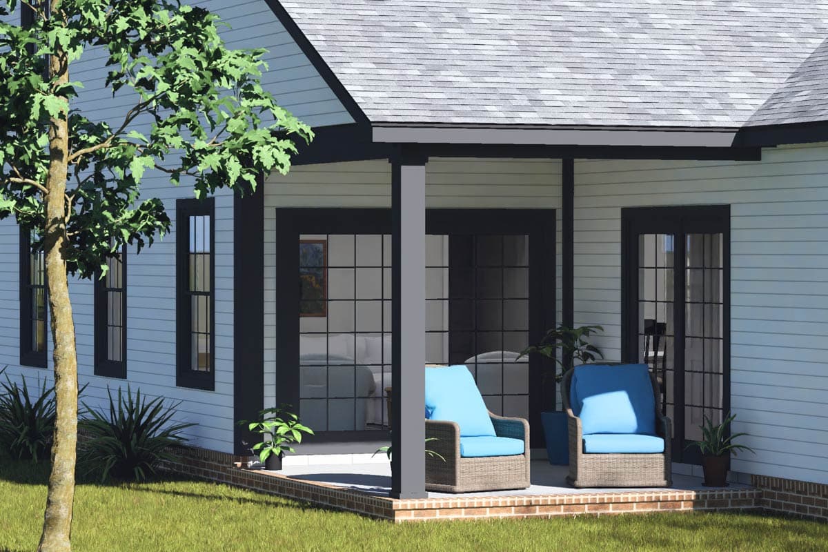 Plan 52553WM: Traditional 4-Bedroom House Plan with Main Level Master Suite - Image #7 - Traditional