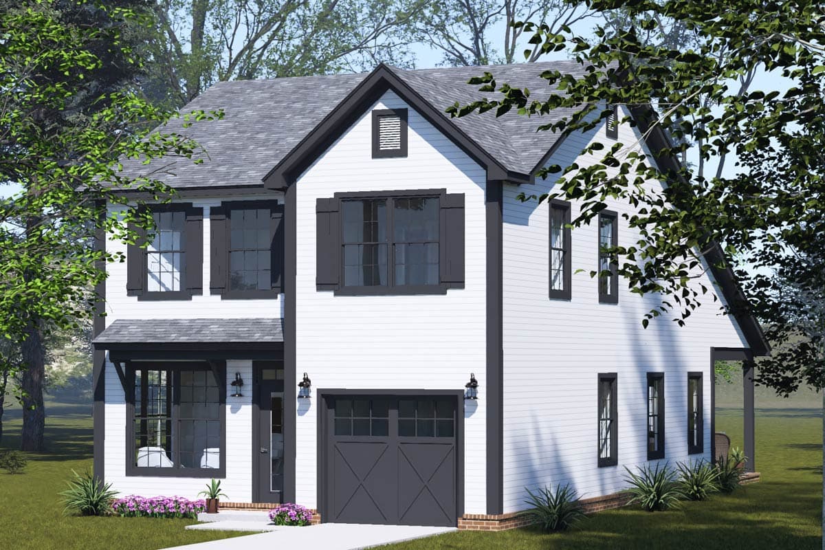 Plan 52553WM: Traditional 4-Bedroom House Plan with Main Level Master Suite - Image #3 - Traditional