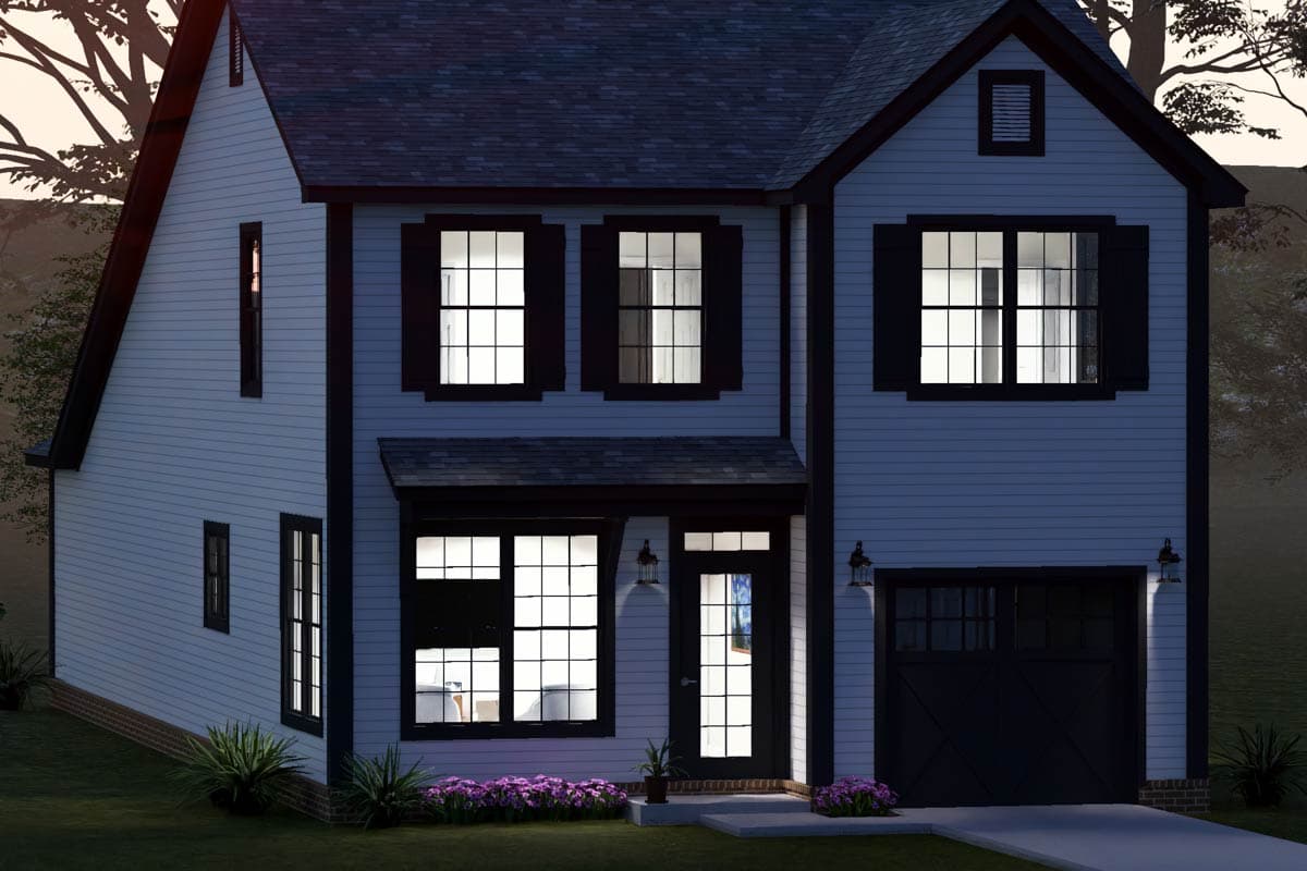 Plan 52553WM: Traditional 4-Bedroom House Plan with Main Level Master Suite - Image #9 - Traditional