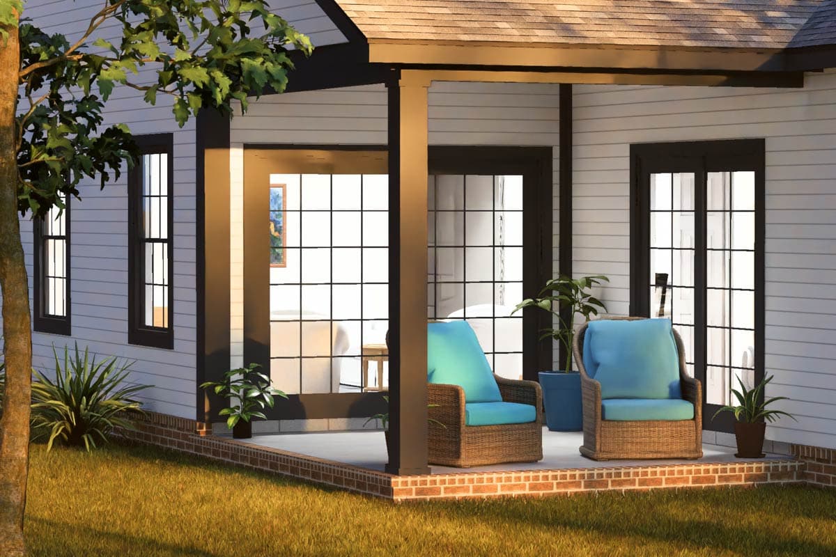 Plan 52553WM: Traditional 4-Bedroom House Plan with Main Level Master Suite - Image #8 - Traditional
