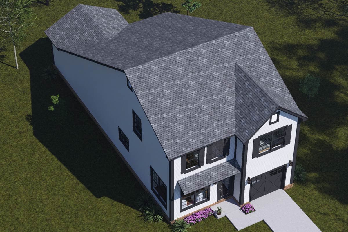 Plan 52553WM: Traditional 4-Bedroom House Plan with Main Level Master Suite - Image #12 - Traditional