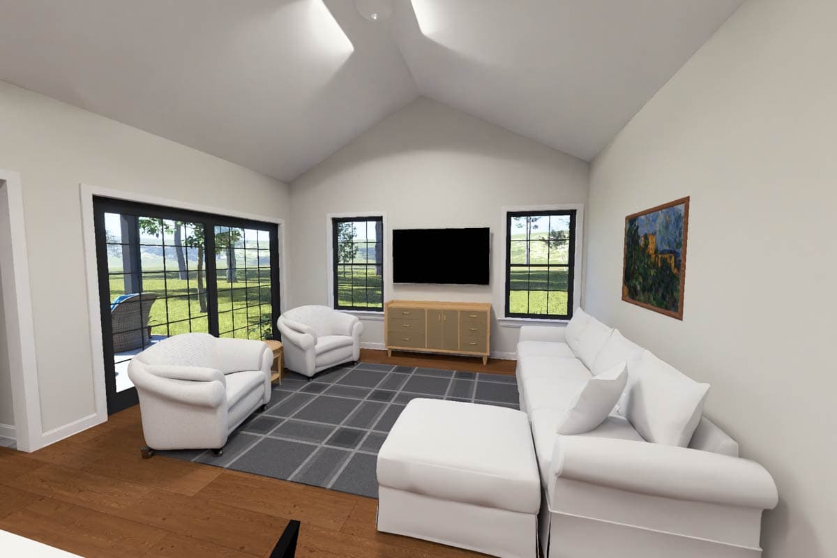 Plan 52553WM: Traditional 4-Bedroom House Plan with Main Level Master Suite - Image #16 - Traditional