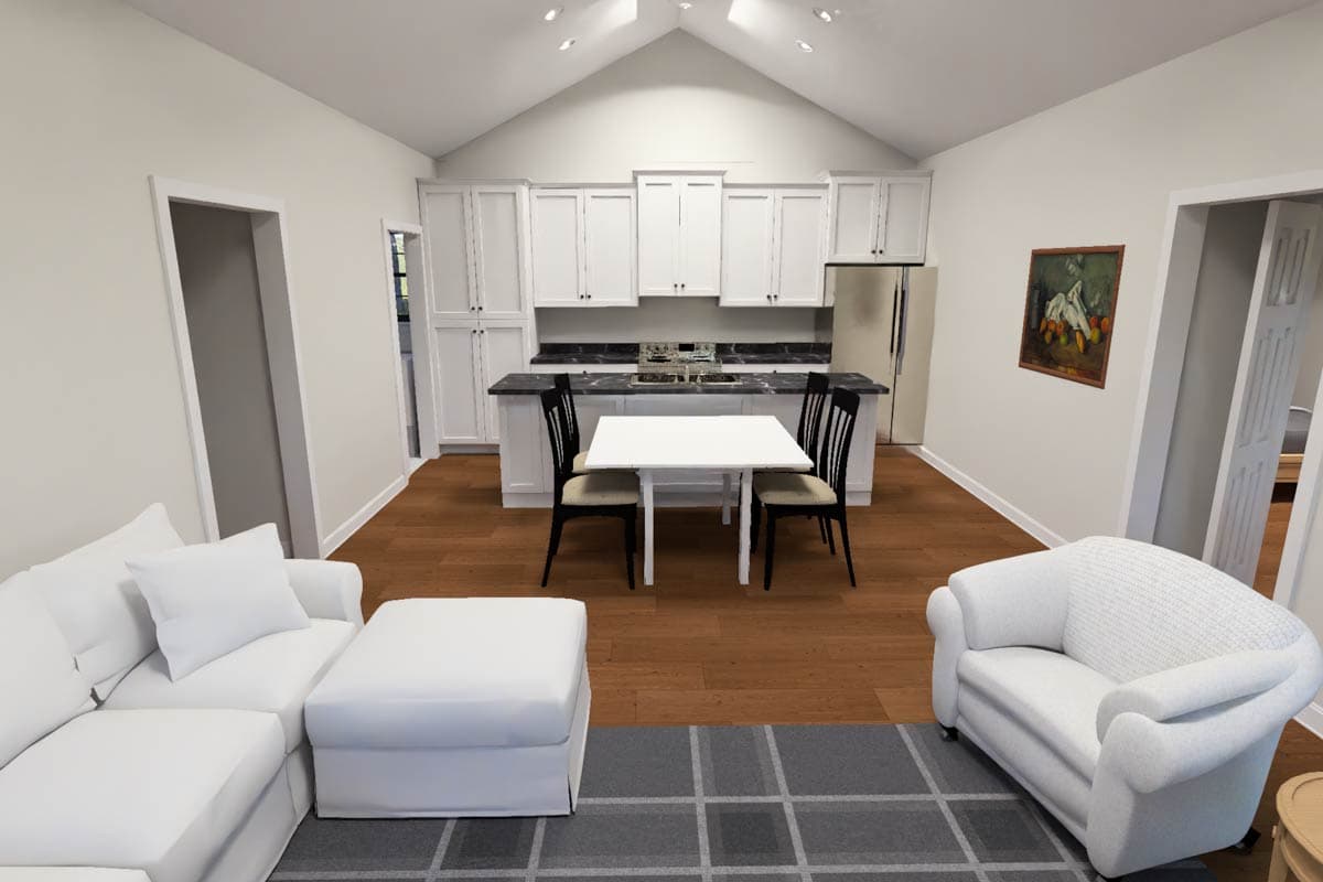 Plan 52553WM: Traditional 4-Bedroom House Plan with Main Level Master Suite - Image #15 - Traditional