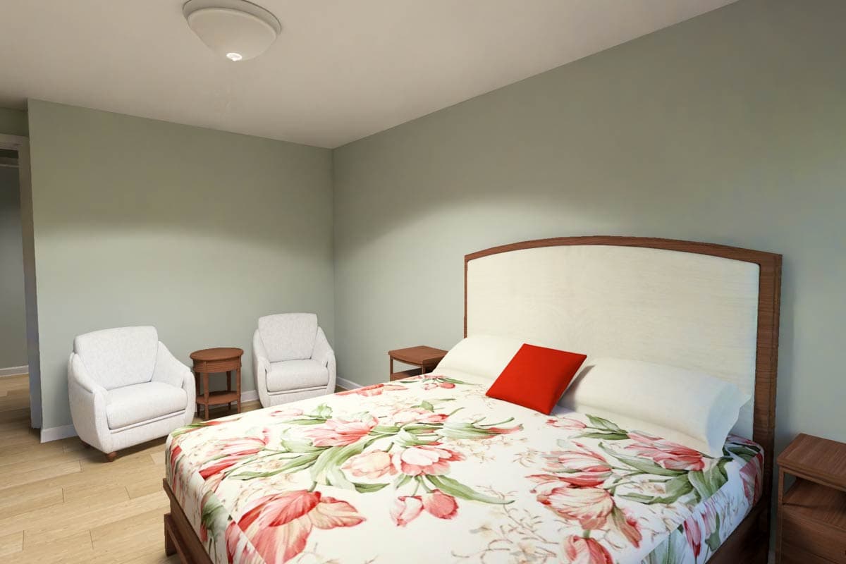 Plan 52555WM: harming Ranch House Plan with 3 Bedrooms, Mudroom, and 2-Car Garage - Image #18 - Ranch, Traditional