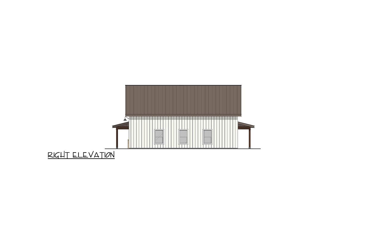 Plan 405145FDC: Spacious Barndominium House Plan with Wraparound Porch and 3-Car Garage - Image #5 - Barndominium, Farmhouse