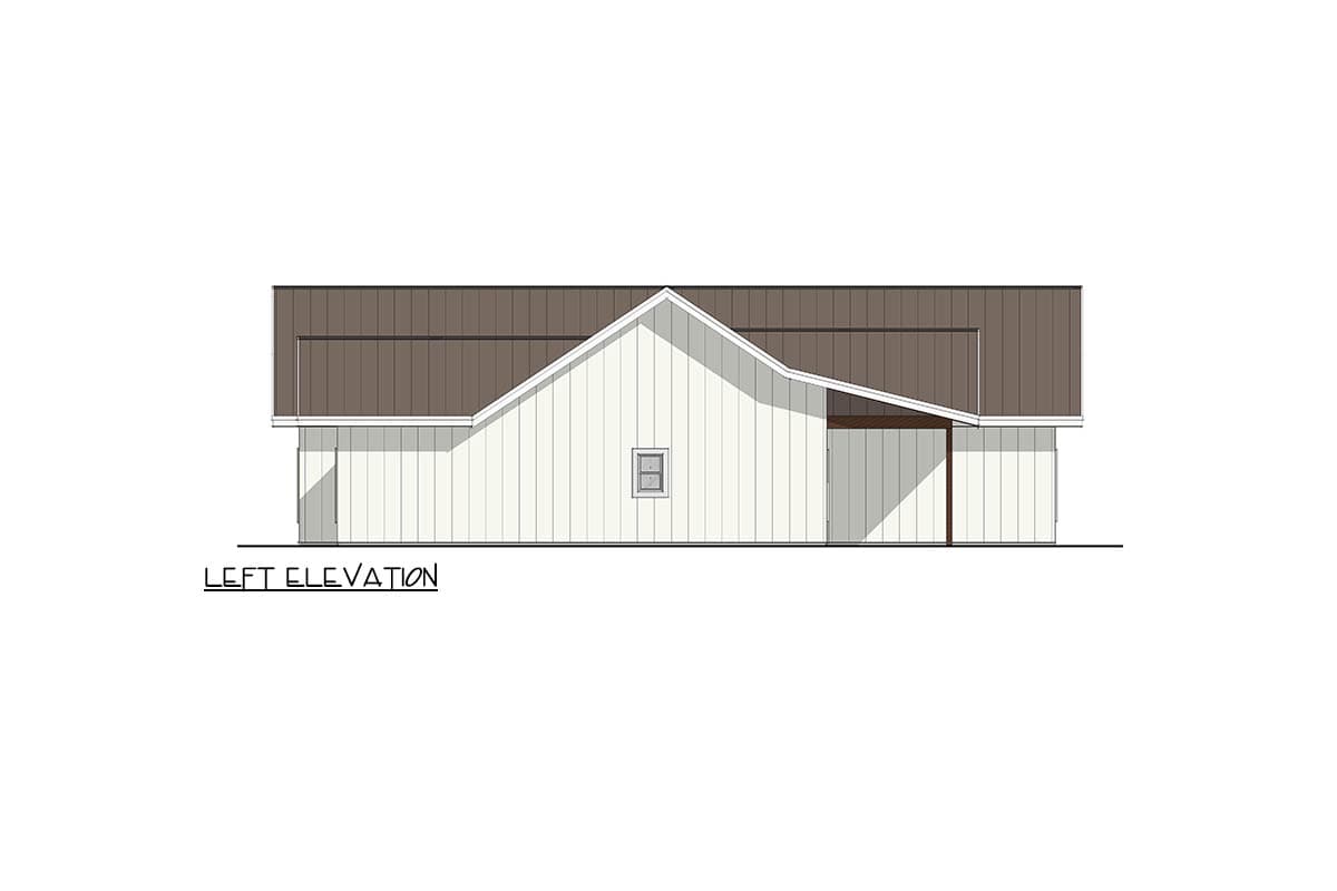 Plan 405148FDC: Spacious Barndominium Farmhouse House Plan with 3 Beds and Covered Porches - Image #3 - Barndominium, Farmhouse