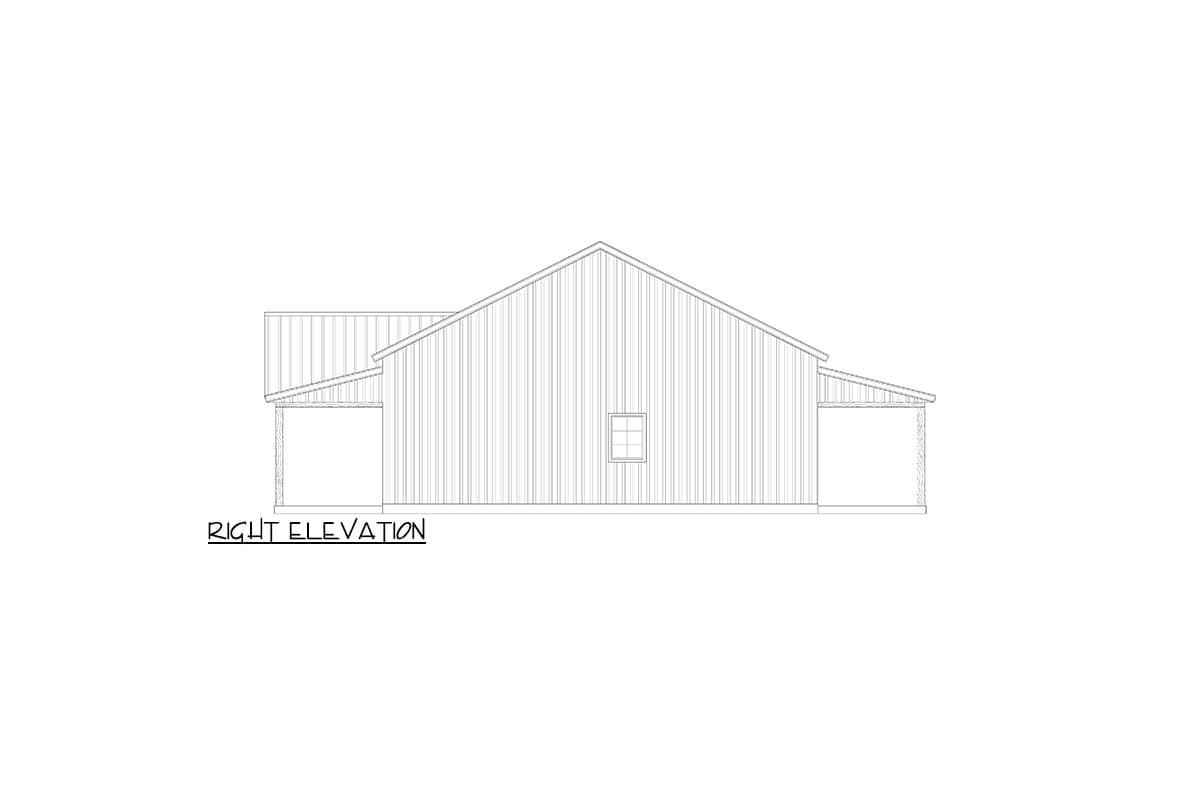 Plan 170017ADS: Modern Barndominium House Plan with Home Office and 2-Car Garage - Image #5 - Barndominium, Farmhouse