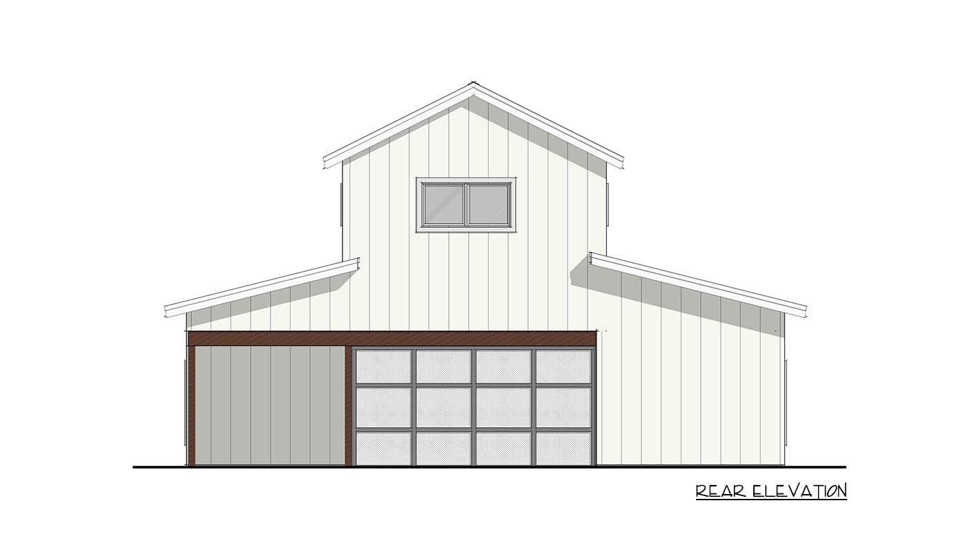 Plan 405154FDC: Three-Bedroom Barndominium Plan with Screened Porch - Image #4 - Barndominium, Farmhouse