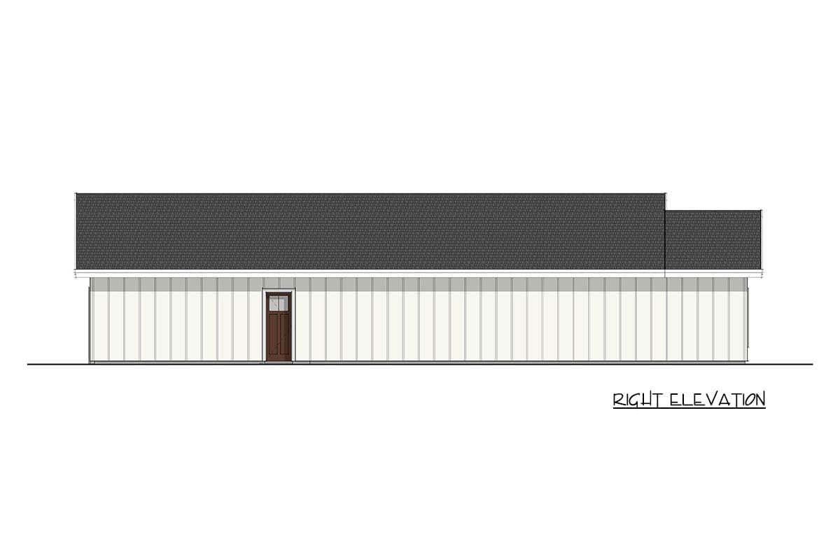 Plan 405156FDC: New American Farmhouse House Plan with 4 Split Bedrooms - Image #5 - Farmhouse, Modern Farmhouse, New American