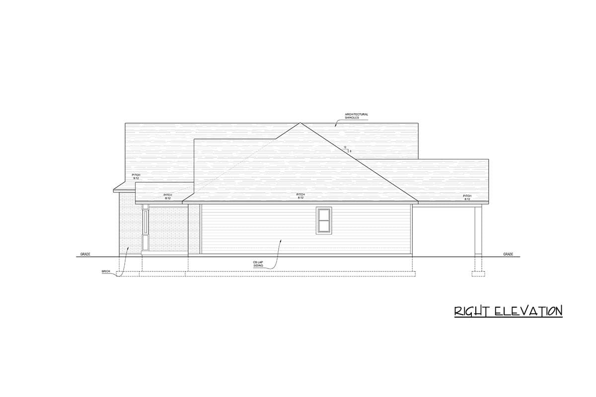 Plan 849084PGE: Craftsman Ranch House Plan with Split Bedrooms and 3-Car Garage - Image #5 - Craftsman, Ranch, Traditional