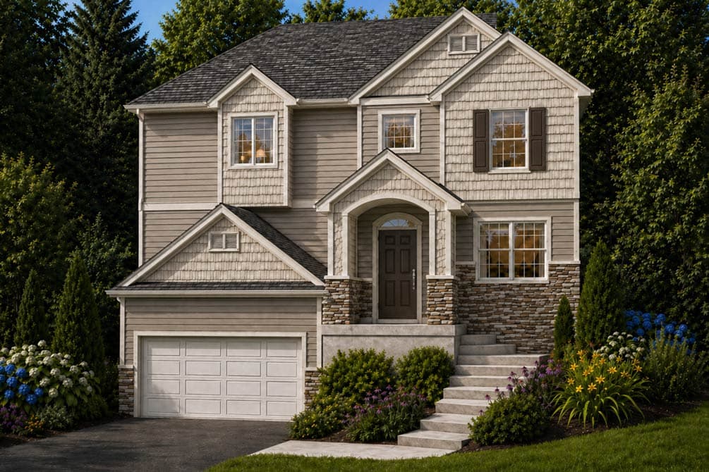 Plan image - 849086PGE:Craftsman House Plan with 4 Beds and Walkout Garage
