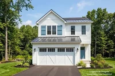 Inviting 3-Bedroom Farmhouse House Plan with Loft and 2-Car Garage