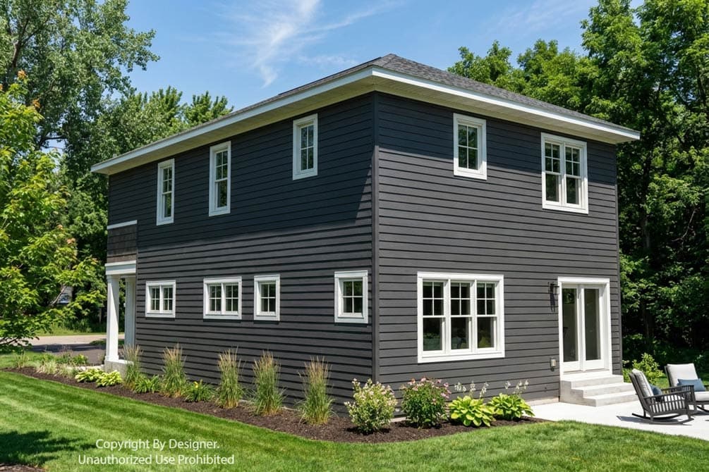 Plan 140052RK: Traditional 3 Bedroom House Plan with Loft and 2-Car Garage - Image #4 - Contemporary, Shingle, Traditional