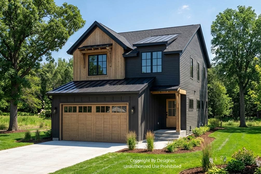 Plan 140053RK: Modern Farmhouse House Plan with 3 Bedrooms and Versatile Loft - Image #2 - Contemporary, Craftsman, Modern Farmhouse, New American