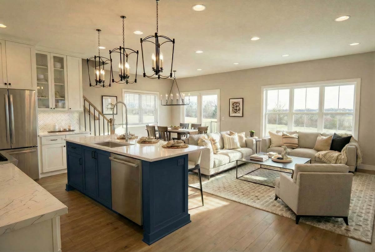Plan 140055RK: Craftsman House Plan with 4 Bedrooms and 2-Car Garage - Image #8 - Craftsman, Farmhouse, Traditional