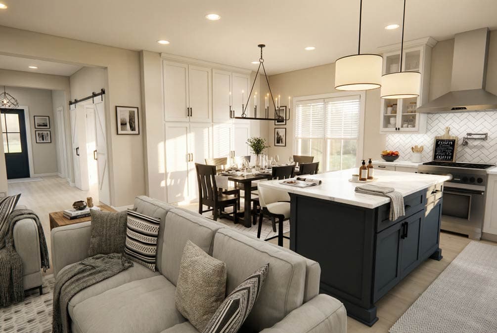 Plan 140056RK: Modern Farmhouse House Plan with 2 or 3 Beds and 2-Car Garage - Image #24 - Country, Farmhouse, Modern Farmhouse
