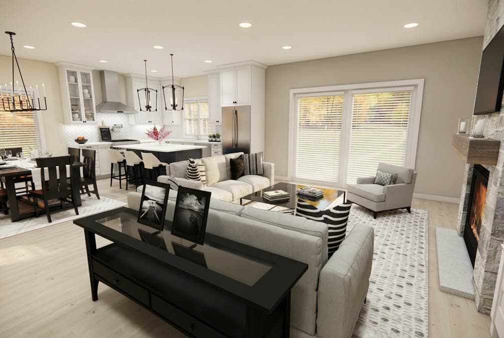 Plan 140056RK: Modern Farmhouse House Plan with 2 or 3 Beds and 2-Car Garage - Image #17 - Country, Farmhouse, Modern Farmhouse