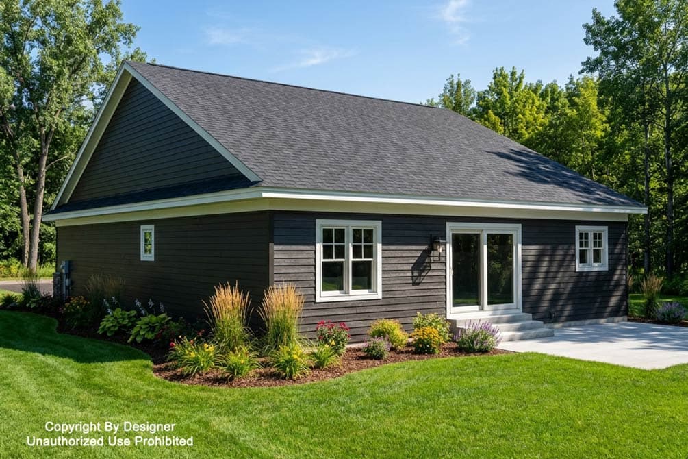 Plan 140057RK: Traditional Farmhouse House Plan with Split Bedrooms and 2-Car Garage - Image #3 - Craftsman, Farmhouse, Traditional