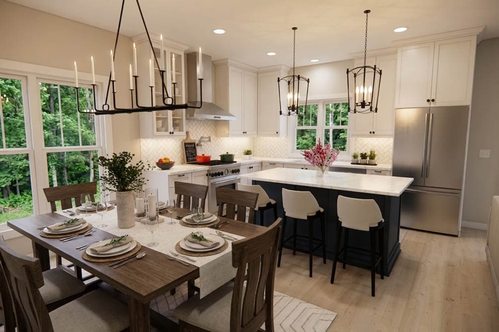 Plan 140057RK: Traditional Farmhouse House Plan with Split Bedrooms and 2-Car Garage - Image #16 - Craftsman, Farmhouse, Traditional