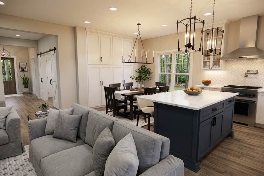 Plan 140058RK: Craftsman House Plan: 2-3 Beds, 2-Car Garage, Main Level Master - Image #14 - Bungalow, Craftsman, New American