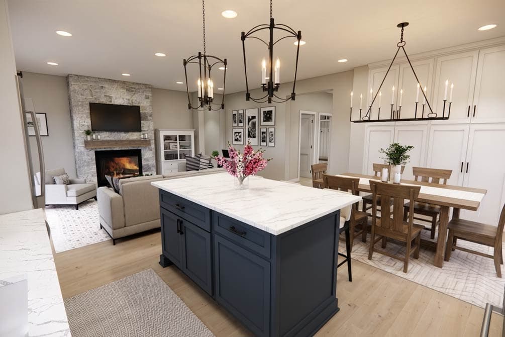 Plan 140058RK: Craftsman House Plan: 2-3 Beds, 2-Car Garage, Main Level Master - Image #20 - Bungalow, Craftsman, New American