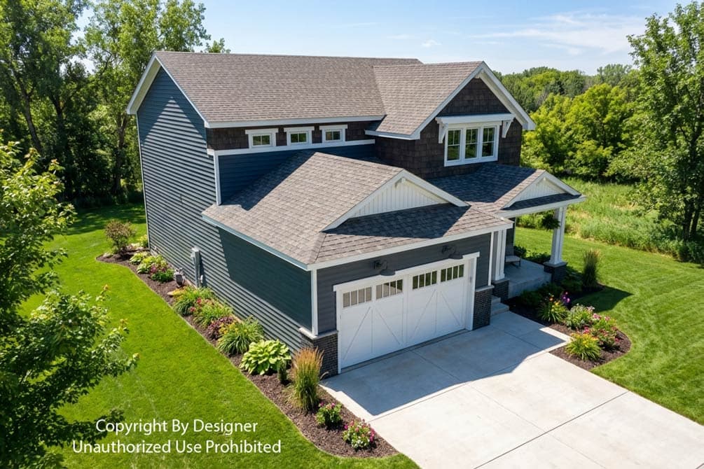 Plan 140060RK: Craftsman House Plan with 3 Bedrooms, Loft, and Home Office - Image #4 - Bungalow, Craftsman, New American