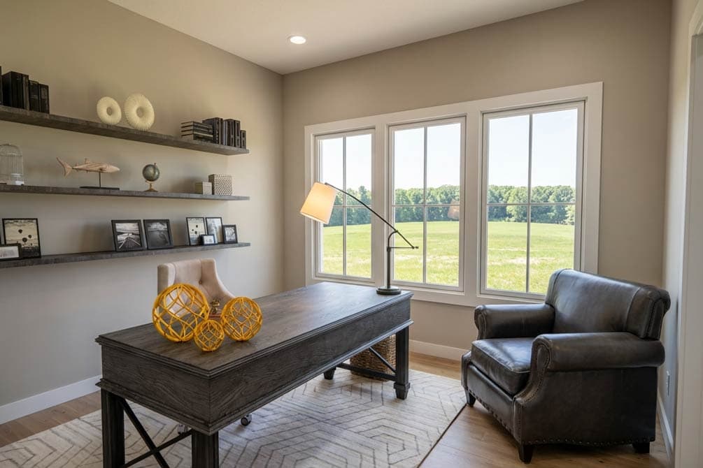 Plan 140061RK: Modern Farmhouse House Plan with 3 Bedrooms, Home Office, and 2-Car Garage - Image #7