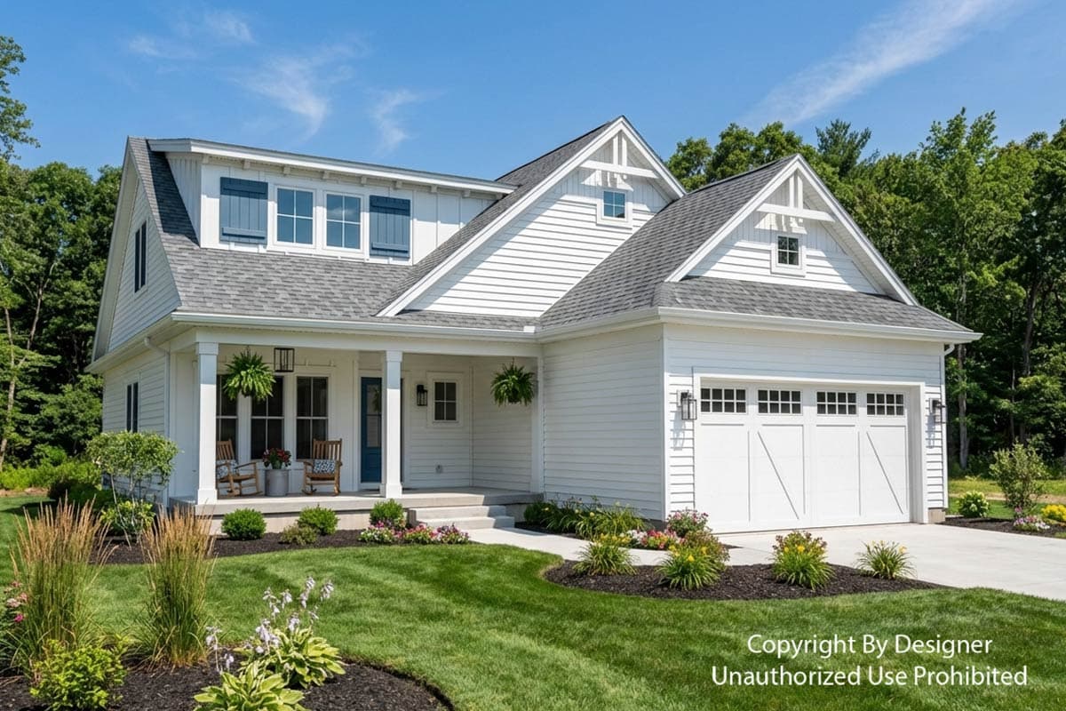 Plan image - 140065RK:Modern Farmhouse House Plan with 3 Bedrooms and First Floor Master