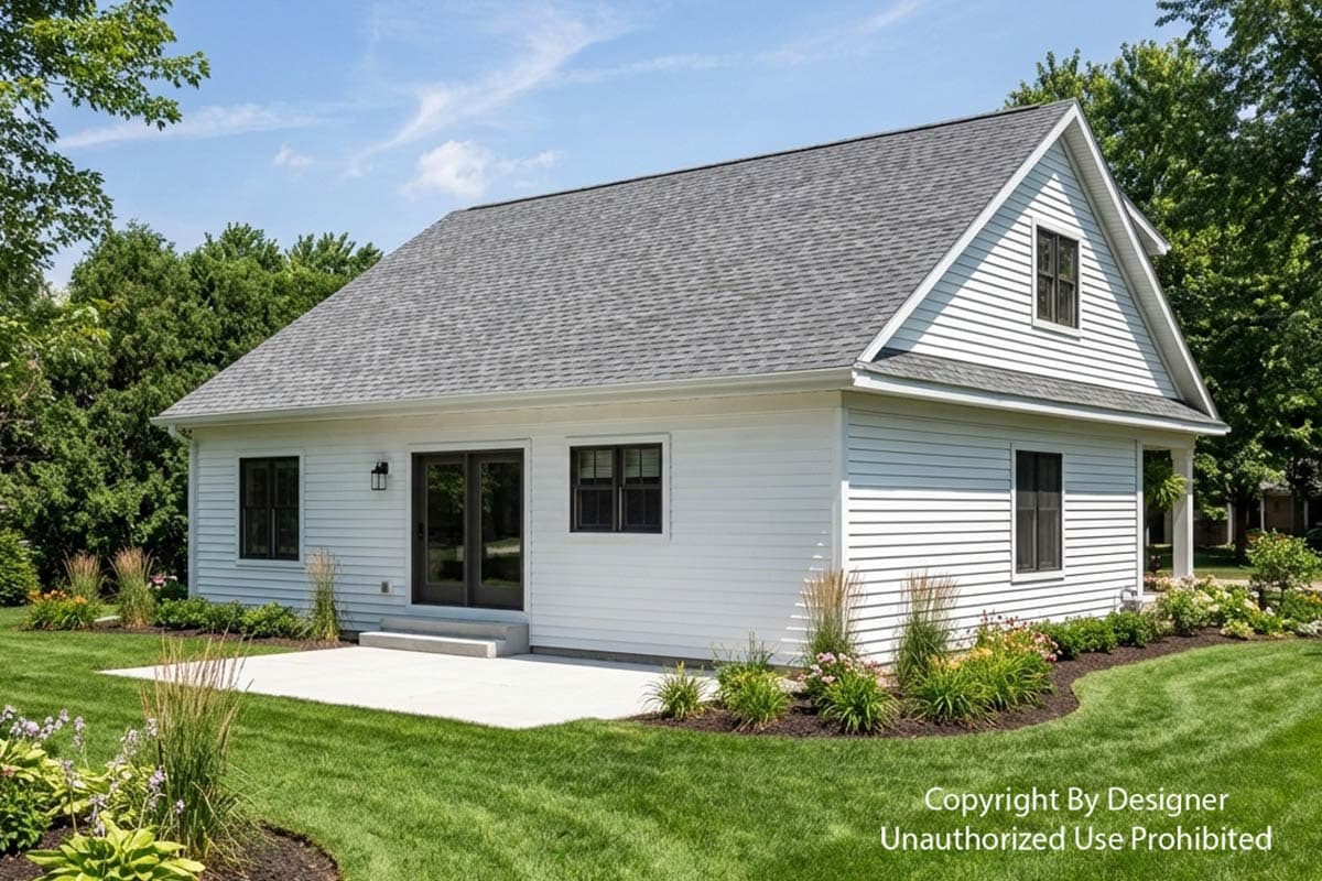 Plan 140066RK: Modern New American House Plan with First-Floor Master Suite and Loft - Image #3 - Modern Farmhouse, New American