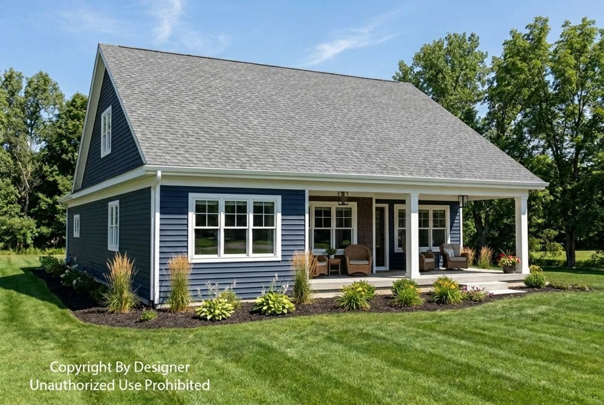 Plan 140068RK: Craftsman House Plan with Main Level Master and Loft - Image #3 - Bungalow, Craftsman, New American, Traditional
