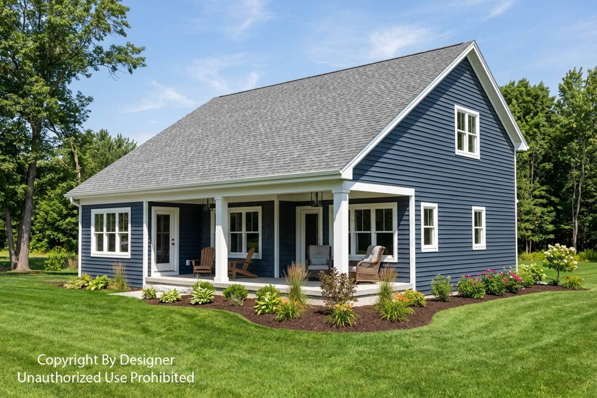 Plan 140068RK: Craftsman House Plan with Main Level Master and Loft - Image #4 - Bungalow, Craftsman, New American, Traditional