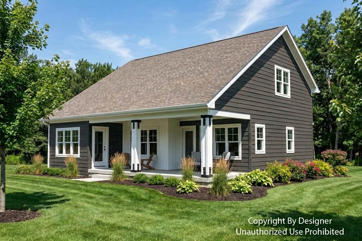 Plan 140069RK: Craftsman House Plan with Main Level Master Suite and Loft - Image #3 - Craftsman, Traditional
