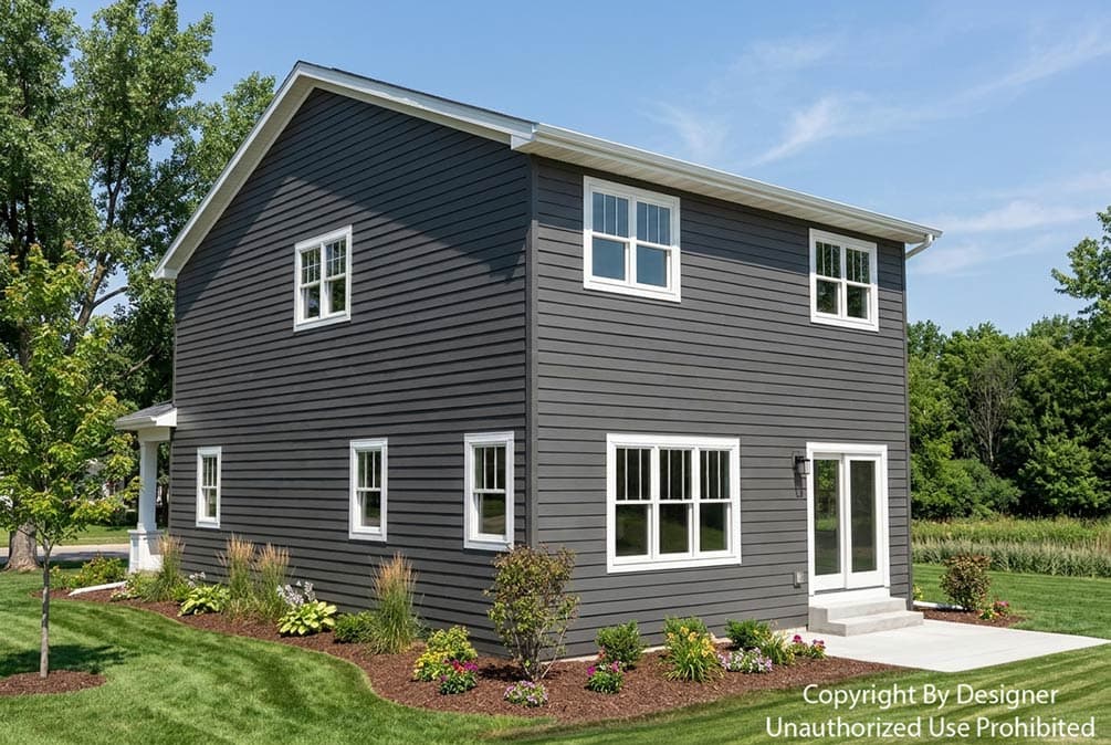 Plan 140071RK: Modern Farmhouse House Plan with 3 Beds, Loft, and 2-Car Garage - Image #3 - Contemporary, Farmhouse, Modern Farmhouse
