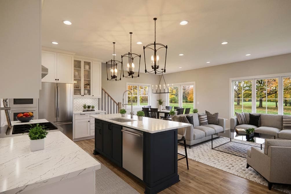 Plan 140071RK: Modern Farmhouse House Plan with 3 Beds, Loft, and 2-Car Garage - Image #7 - Contemporary, Farmhouse, Modern Farmhouse